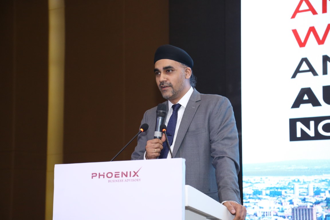 Speaking at Australia Business Migration event in New Delhi